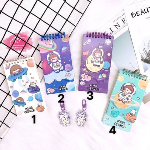 SỔ LÒ XO Cậu Bé Vũ Trụ Có Tầng (3 Tầng)