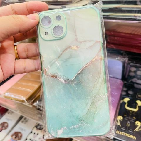 CASE IPHONE NHÁM BÓNG Vân Đá MARBLE ánh Hologram (4 màu)