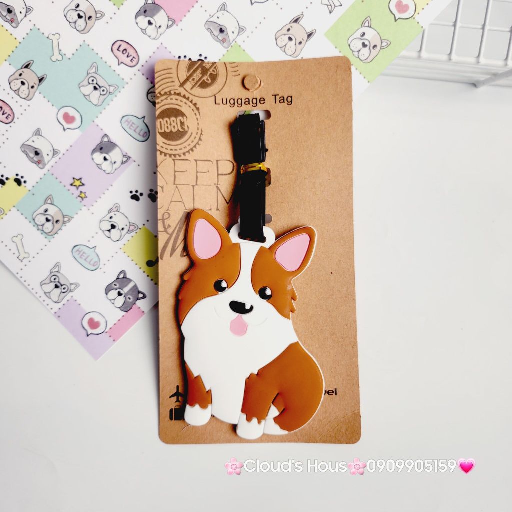 Tag Treo Vali Silicone Luggage Tag Đài Loan