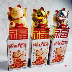 MÈO THẦN TÀI Đế Chữ Tàu - Mèo May Mắn - TẾT Size Nhỏ