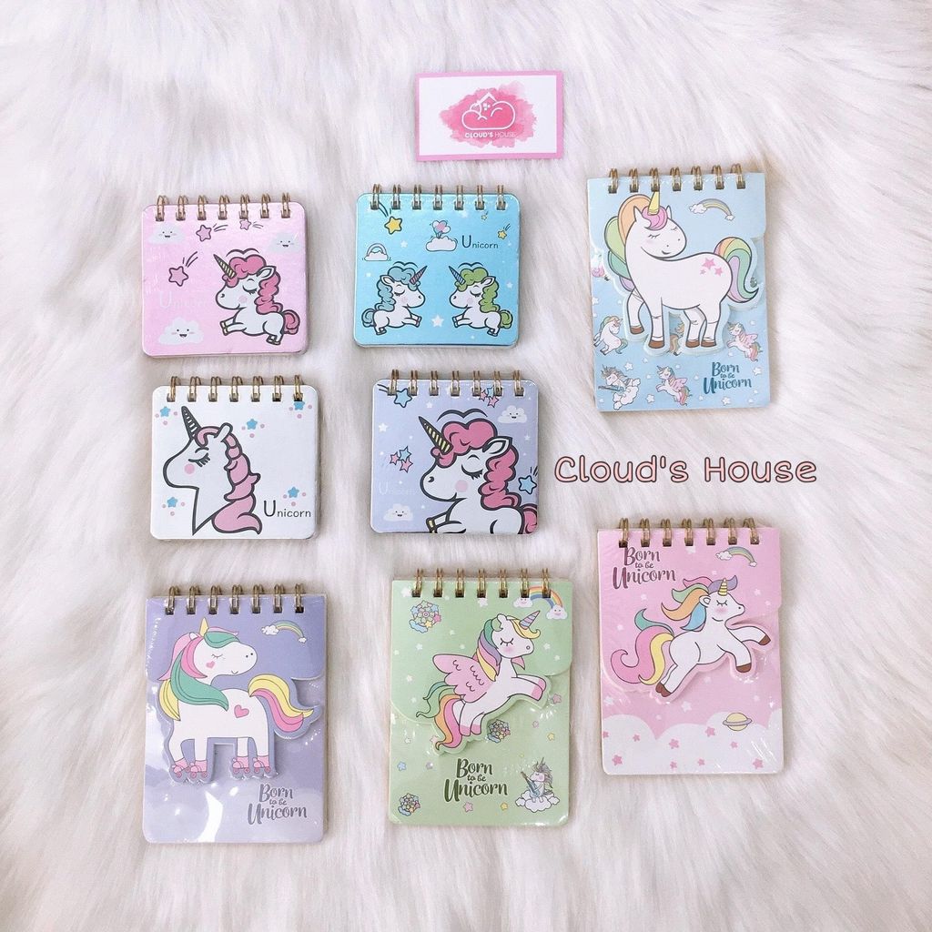 SỔ LÒ XO Unicorn Cute