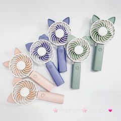 Quạt Cầm Tay - Để Bàn Tai Mèo Gập Được Đầu
