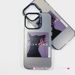 Case Ốp điện thoại iPhone Nhám So Cool Balenciaga iPhone 11/12/13/14/15/Pro/Promax