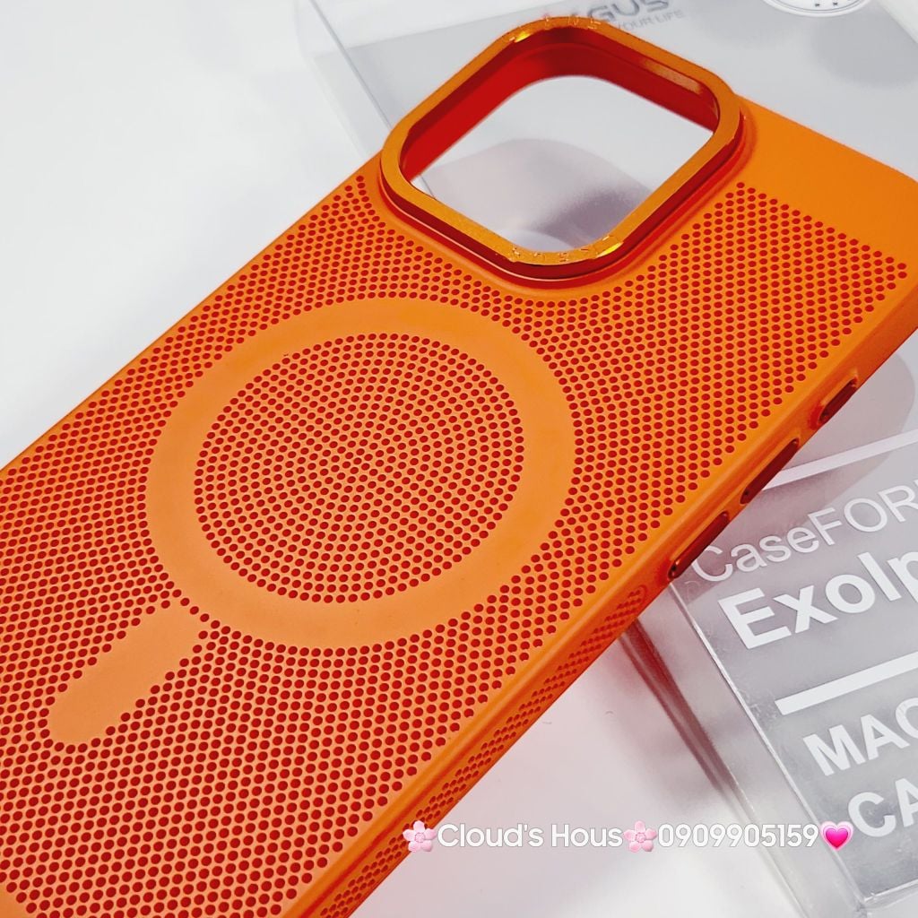 Case Ốp điện thoại iPhone Likgus Magsafe Nhiều Màu Lưng Lưới iPhone 15/16/Pro/Promax