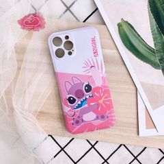 Case điện thoại iphone Nhám bóng Stitch và Angel (3mẫu)