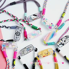 Dây Dù ĐEO chéo kèm thanh KẸP giữ điện thoại hoạt hình kute