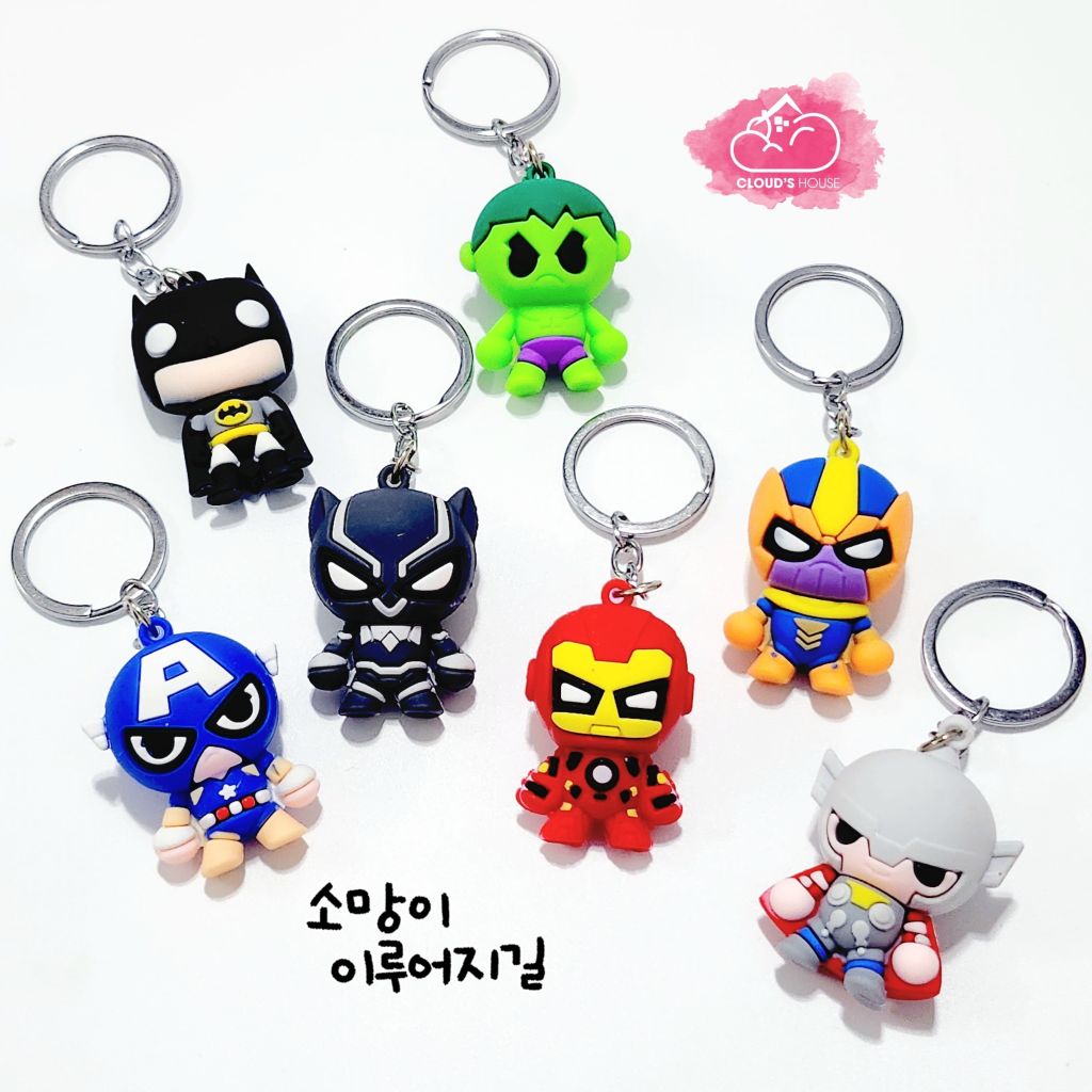 MÓC KHÓA Siêu anh hùng marvel mini