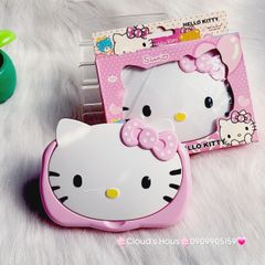 Máy Tính Hello Kitty Gấp Gọn Kèm Lược Gương XD-1104A
