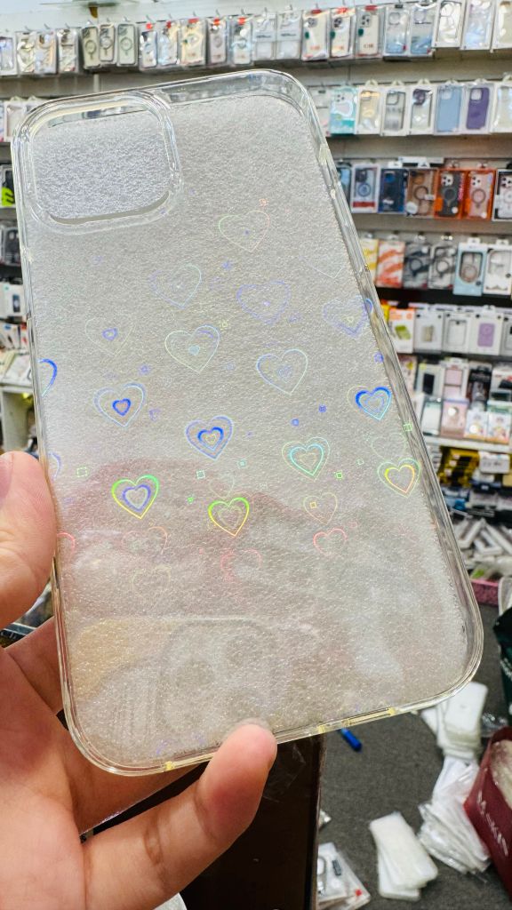 Case Ốp điện thoại iPhone Trong Trái Tim Bling Bling iPhone 11/12/13/14/15/16/Pro/Promax