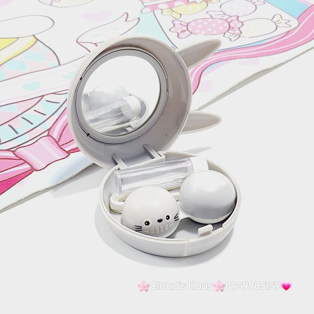 Hộp Đựng Contact Lens Hello Kitty, Totoro, Doraemon Siêu Kute