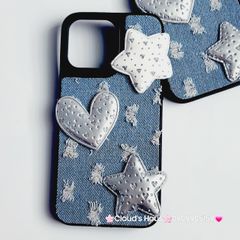 Case Ốp điện thoại iPhone Jeans Ngôi Sao Nổi Cá Tính cá tính iPhone 7+/8+/X/Xs/XSMax/11/12/13/14/15/Pro/Promax