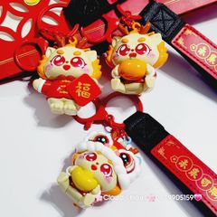 Móc Khóa Rồng Nhỏ Nhựa Bóng TẾT