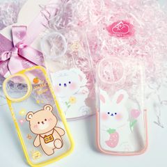 Case iPhone Thỏ cute Trong Chống Dựng iPhone 11/12/13/14/Plus/Pro/Promax