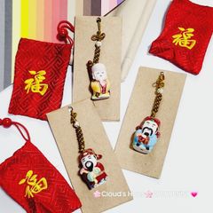 Móc Khóa 3 Ông Phúc Lộc Thọ Đài Loan ( TAIWAN)
