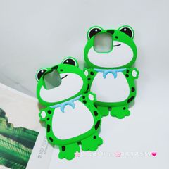 Case Ốp điện thoại iPhone Ếch xanh đeo khăn quàng Su dẻo iPhone 11/12/13/14/15/Plus/Pro/Promax