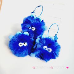 Móc Khóa Cục Bông Monster  Nhiều Màu Dễ Thương