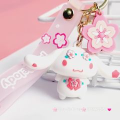 Móc Khoá Hoạt hình Sanrio Tone Trắng Hồng My Melody
