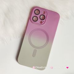 Case Ốp điện thoại iPhone IRIS Ombre Likgus Silicone Bảo vệ Cam Magsafe iPhone 14Promax