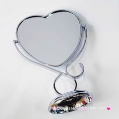 Gương Để Bàn Trái Tim Quay 180 độ