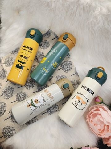 BÌNH GIỮ NHIỆT Gấu Siêu Ngầu