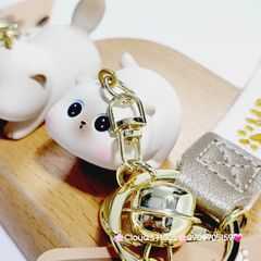 Móc Khóa Mèo Mập Ú Cute Meow bằng sứ