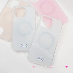 Case Ốp điện thoại iPhone Trong Crytal Magsafe Xanh Mint Pastel Case iPhone 12/13/14/15/16/Pro/Promax