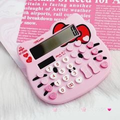 Máy Tính Hello Kitty Màu Hồng Nhạt Mặt Tròn KT-2288A ( nhỏ)