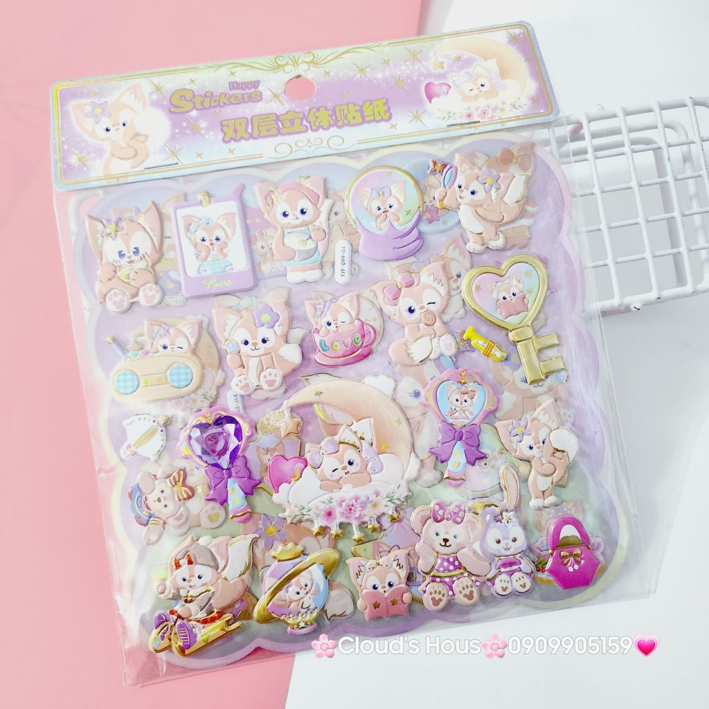 Sticker Disney 3D nổi