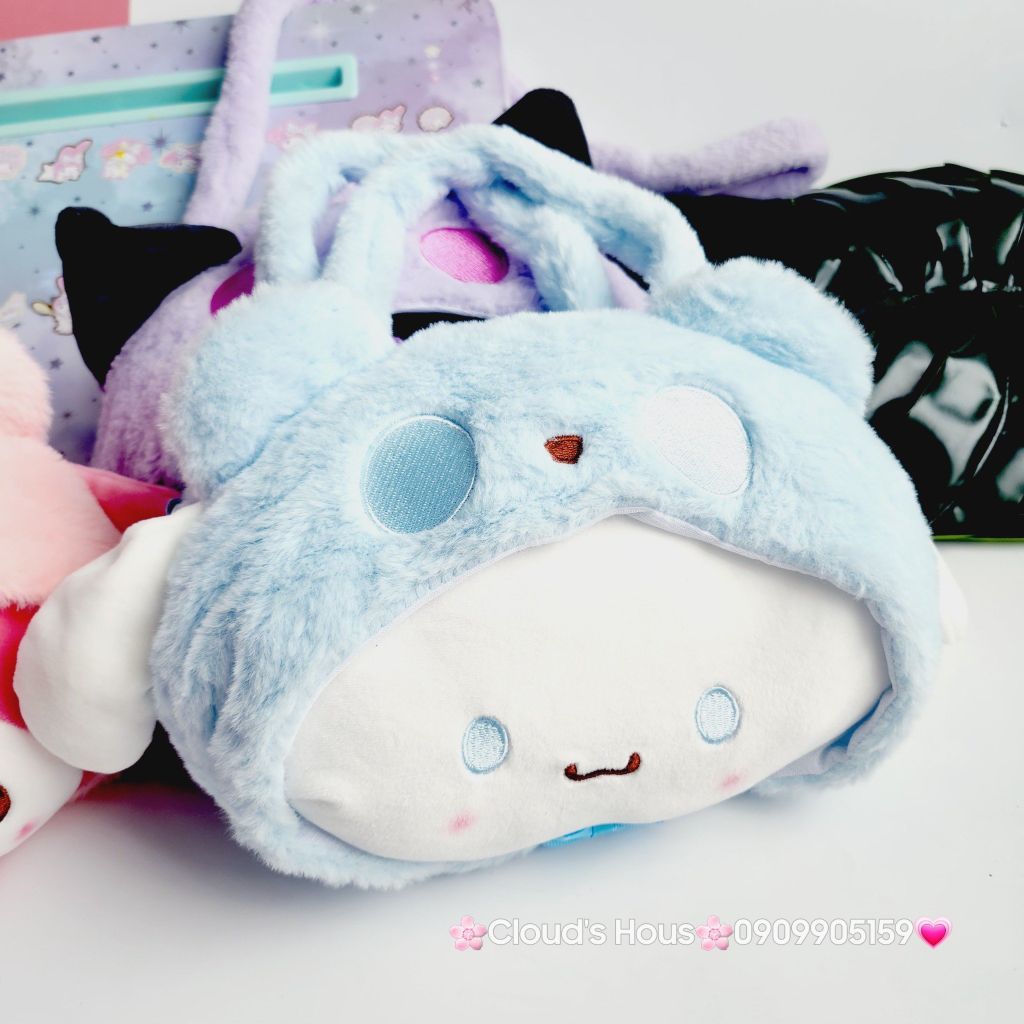 Túi xách Sanrio Kuromi Cinnamoroll Melody Bông