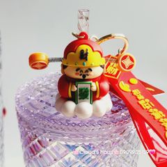 Móc Khóa Ông Thần Tài Ngồi Mây - TẾT