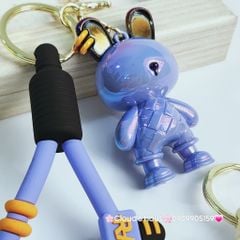 Móc Khoá Thỏ Sứ Trơn Ngầu Rabbit