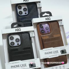 Case Ốp điện thoại iPhone HDD Da Đựng Card Chống dựng iPhone 11/12/13/14/Pro/Promax