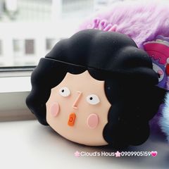 Cover Case Vỏ bảo vệ Airpod Su dẻo Cô Thím tóc xoăn Airpod 1/2/3/Pro/Pro2