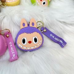 Bóp Móc Khóa Silicone Labubu Nhiều Màu