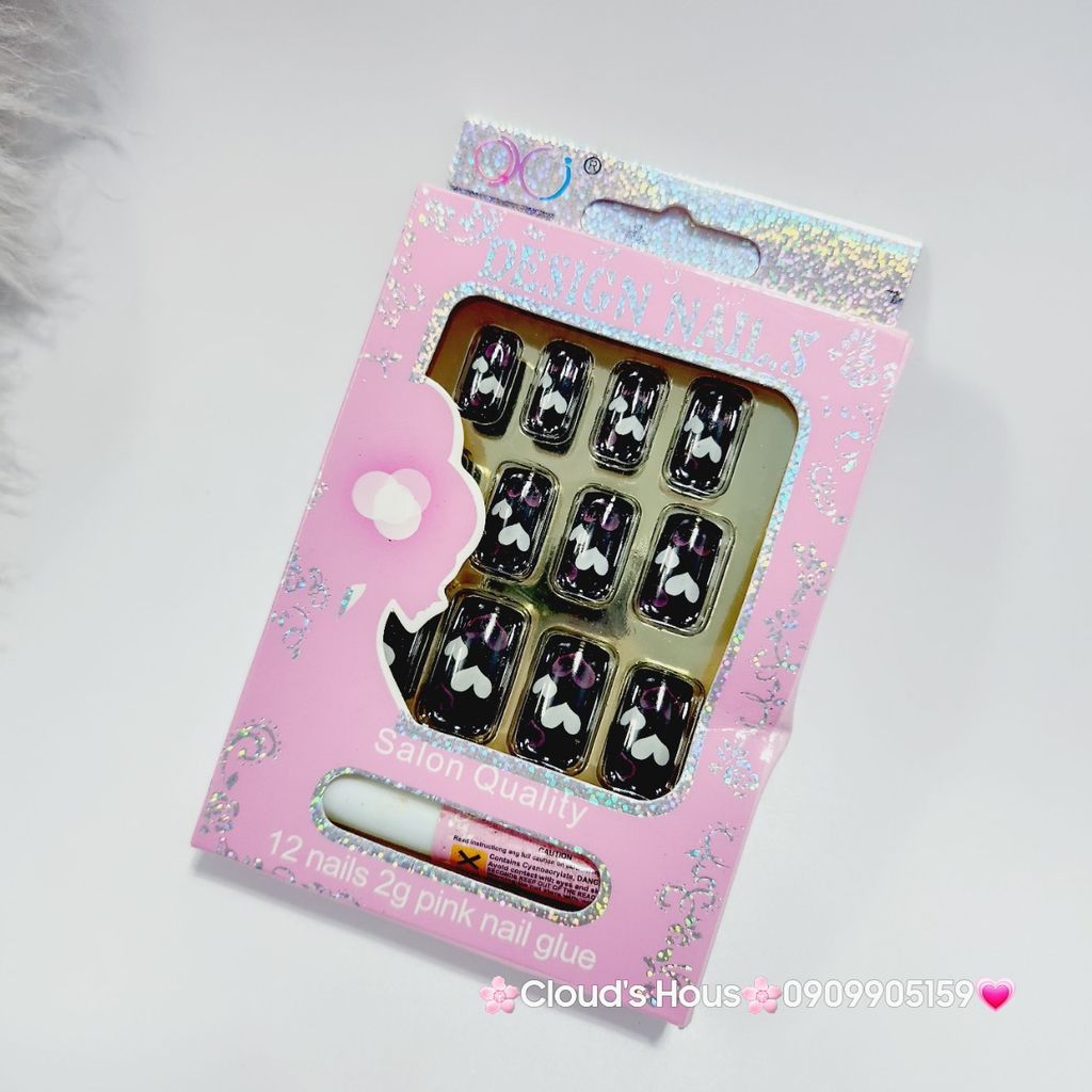 Bộ Móng Giả 12 móng nhiều mẫu -Nail