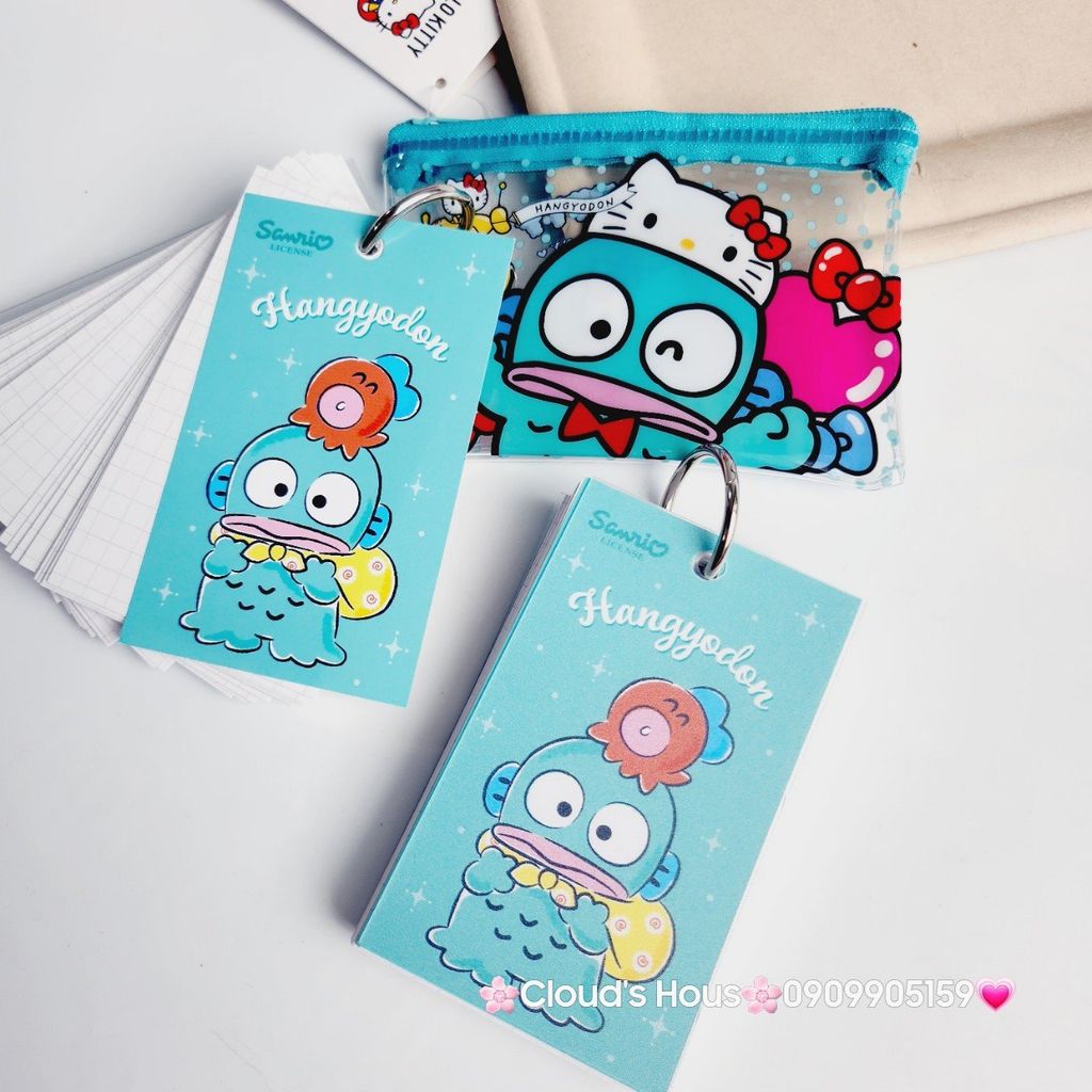 SỔ NOTE Có Bìa Cứng Hangyodon & Kuromi