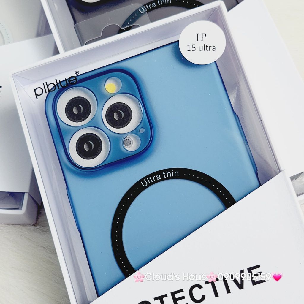 Case Ốp điện thoại iPhone Piblue chính hãng Nhám siêu mỏng Magsafe iPhone 15Promax