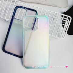 Case Ốp điện thoại iPhone X&M Trong viền hologram bóng iPhone 14Promax/ 15Promax (5 mẫu)