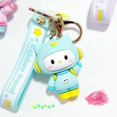 MÓC KHÓA Cậu bé Phi Hành Gia Đeo Balo Rainbow Travel