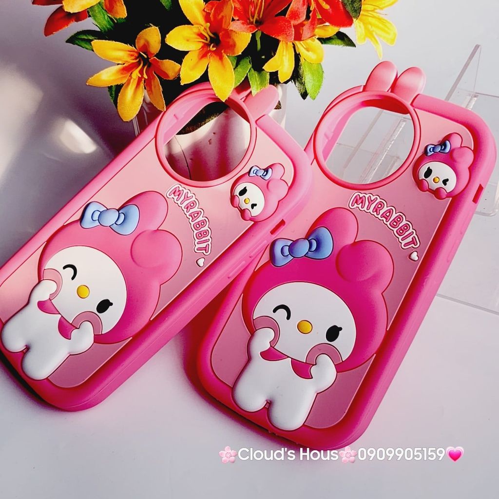Case Ốp điện thoại iPhone Su dẻo Thỏ Melody My Rabbit iPhone 11/12/13/14/15/Pro/Promax