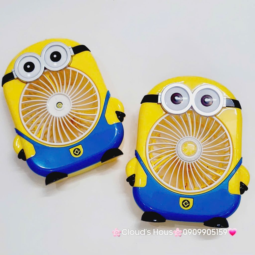 Quạt Cầm Tay - Để Bàn Minions To