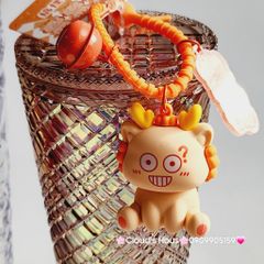 Móc Khóa Lân Ngồi Biểu Cảm Hài Hước Có Chuông - TẾT