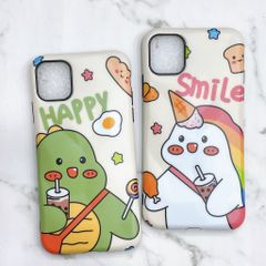 Case Ốp điện thoại iPhone UNICORN & KHỦNG LONG Nhám trơn 3D Nổi iPhone 7/8/X/Xs/11/12/Plus/Max/Pro/Promax