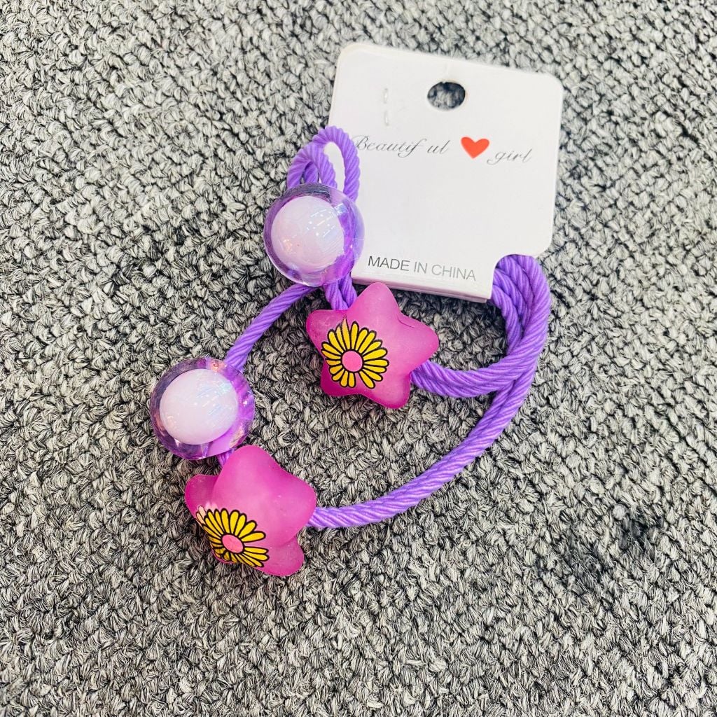 Đồ cột tóc Charm Ngôi sao, Gấu, Dưa hấu  (mẫu lẽ)