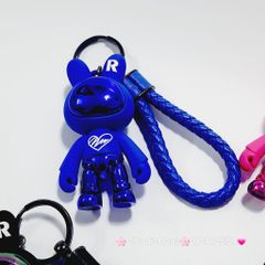 Móc khóa Thỏ Hologram R dây da