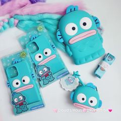 Case Ốp điện thoại iPhone Su dẻo Cá Hangyodon Sanrio Chính hãng iPhone 11/12/13/14/15/Pro/Promax
