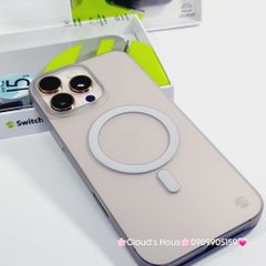 Case Ốp điện thoại iPhone Switcheasy Ultra Slim Nhám Lụa Siêu Mỏng Magsafe 0.35mm 16/Plus/Pro/Promax