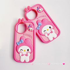 Case Ốp điện thoại iPhone Su dẻo Thỏ Melody My Rabbit iPhone 11/12/13/14/15/Pro/Promax