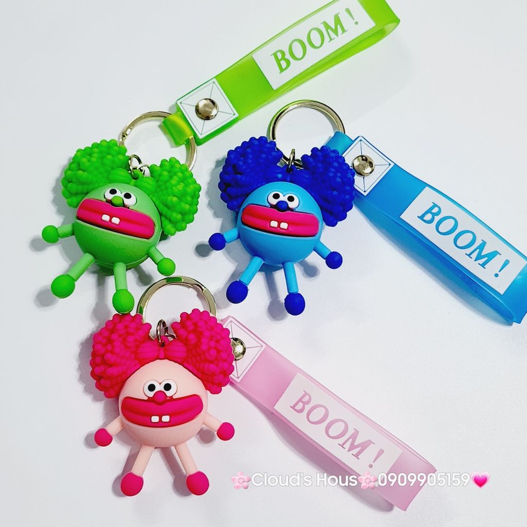 Móc Khóa Monster Đầu Xù Boom !
