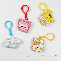Móc Khóa Charm Mini Dễ Thương (có đèn)
